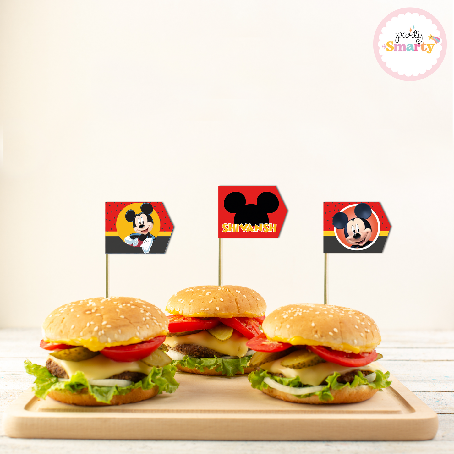 Mickey Mouse Flag Picks - Set of 10