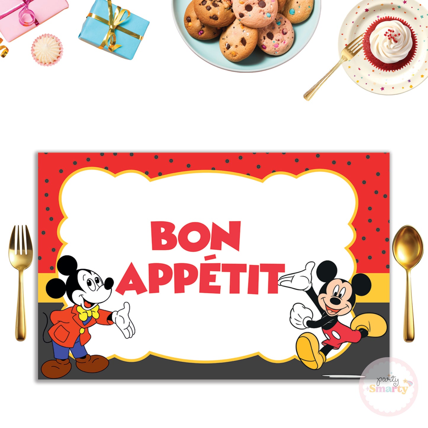 Mickey Mouse Table Mats - Set of 6