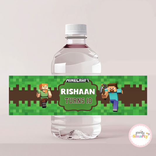 Minecraft Bottle Labels - Set of 10