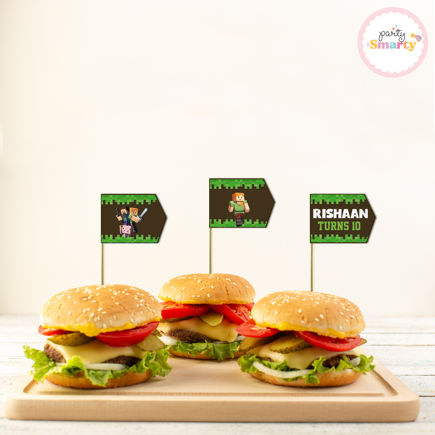 Minecraft Flag Picks - Set of 10