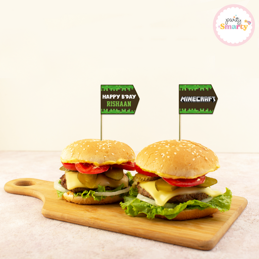 Minecraft Flag Picks - Set of 10