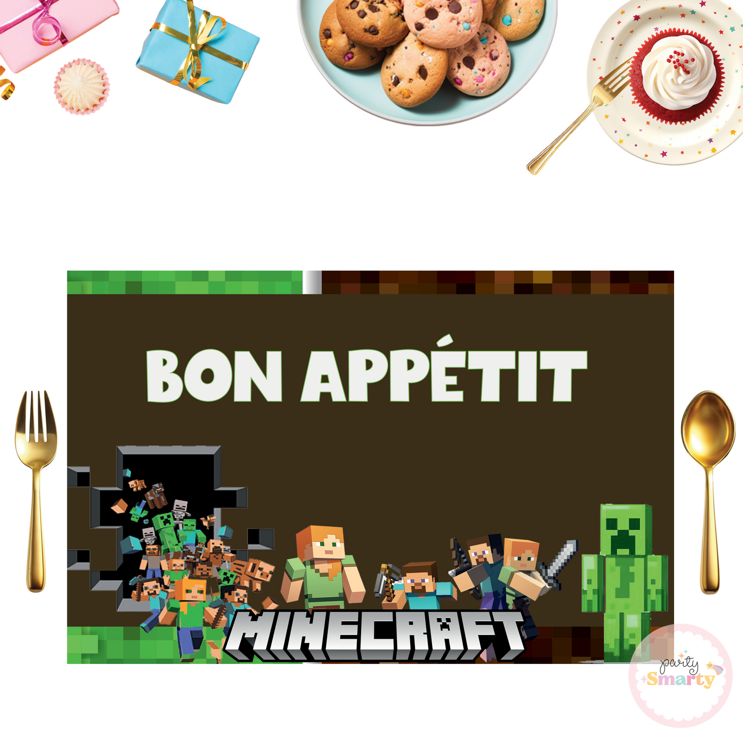 Minecraft Table Mats - Set of 6