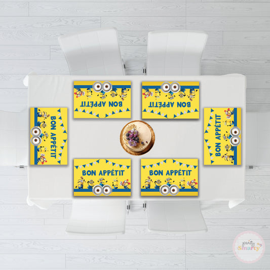 Minion Table Mats - Set of 6