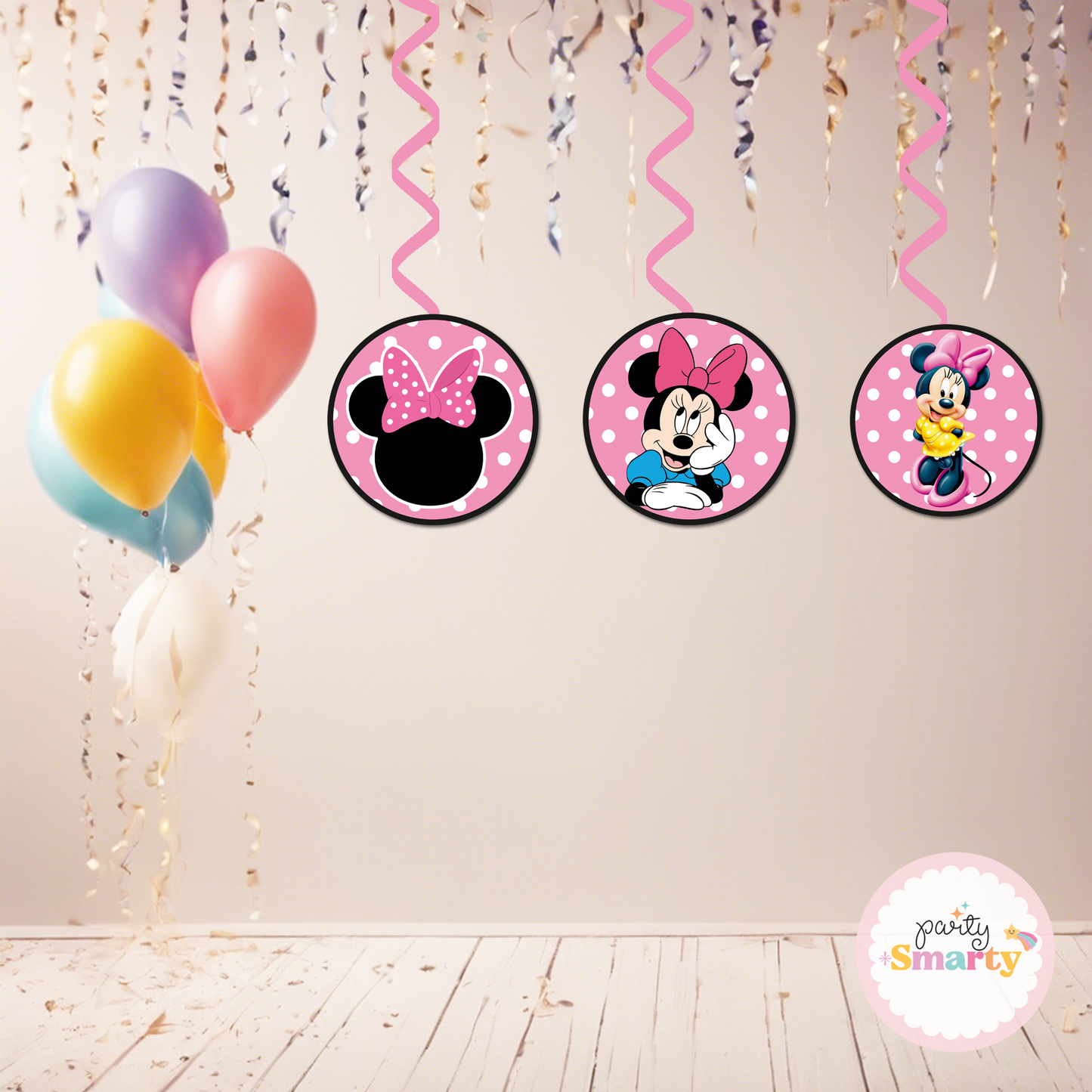 Minnie Mouse Danglers - Set of 6