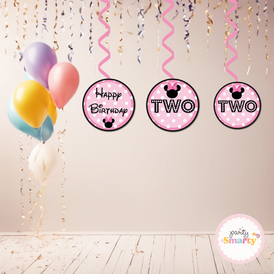 Minnie Mouse Danglers - Set of 6