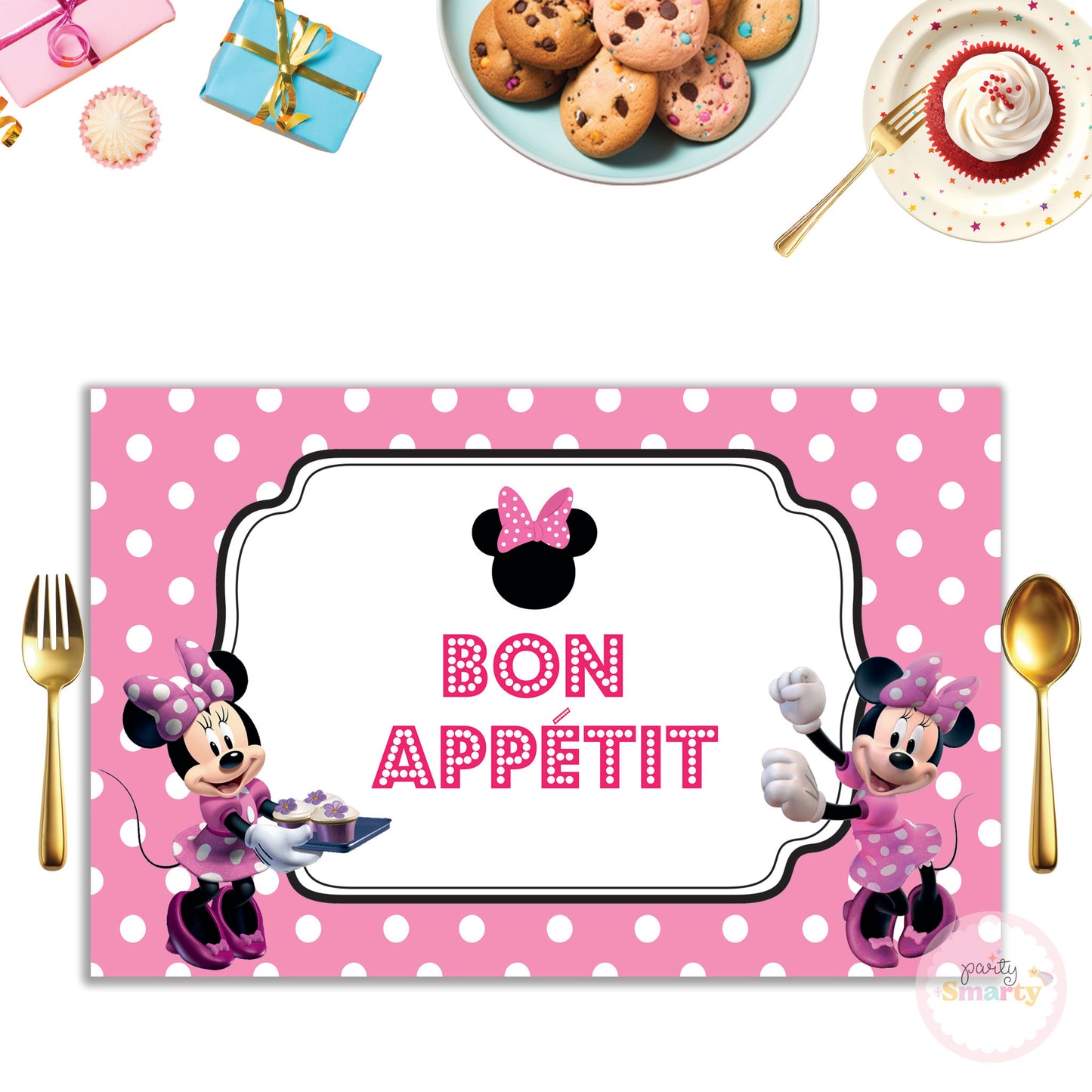 Minnie Mouse Table Mats - Set of 6