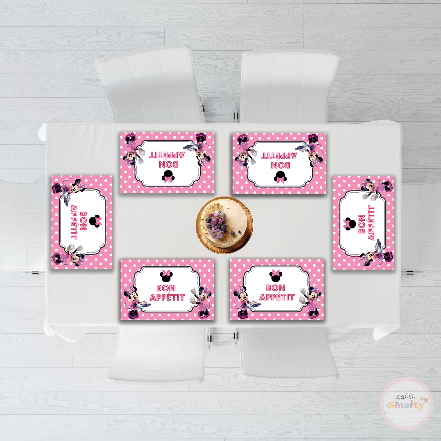 Minnie Mouse Table Mats - Set of 6