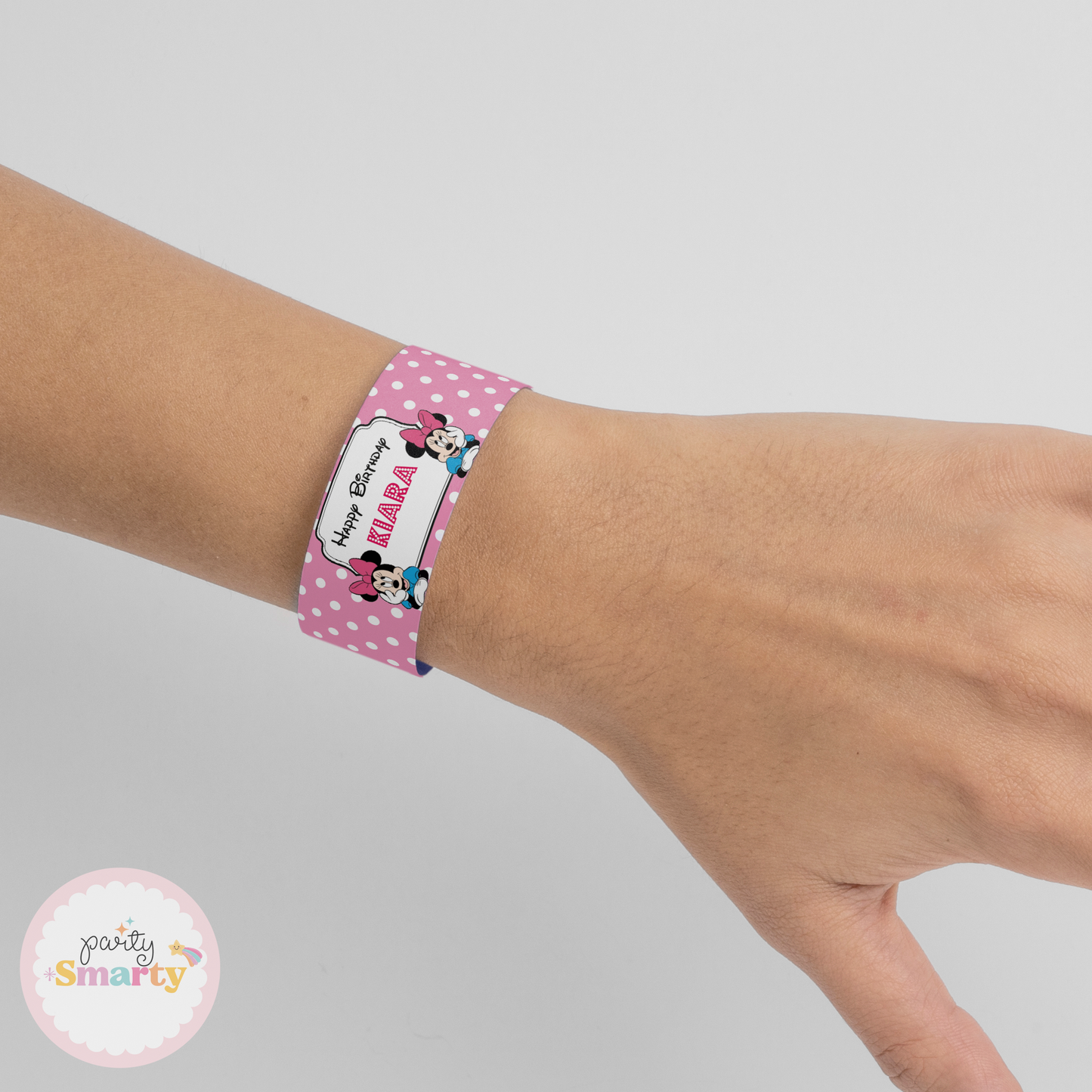 Minnie Mouse Wrist Bands - Set of 10