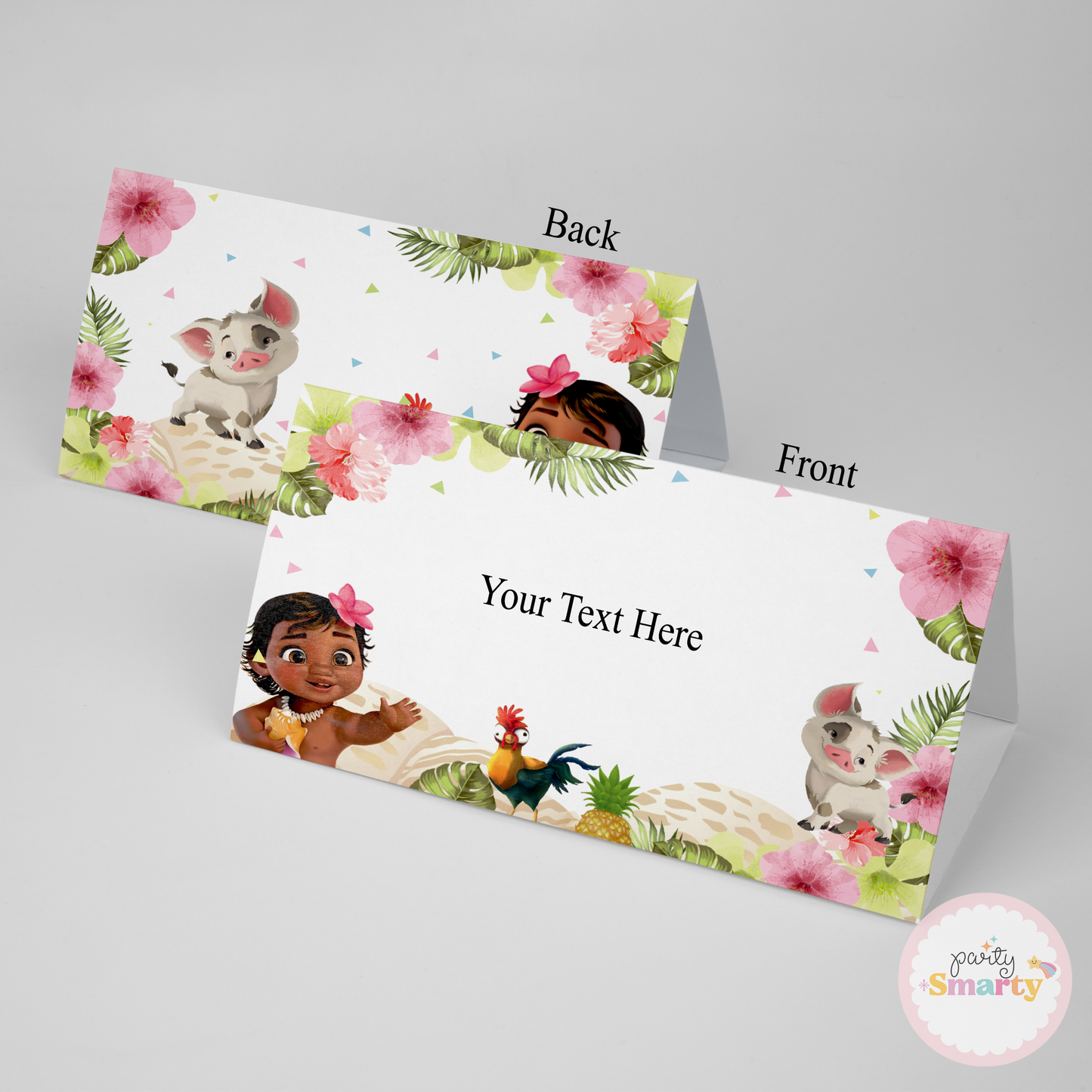 Moana Food Tags - Set of 12