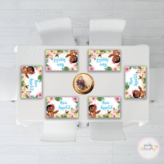 Moana Table Mats - Set of 6