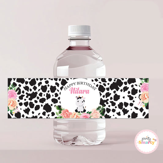 Moo Bottle Labels - Set of 10
