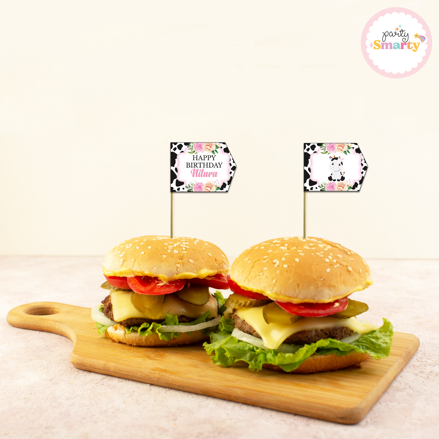 Moo Flag Picks - Set of 10