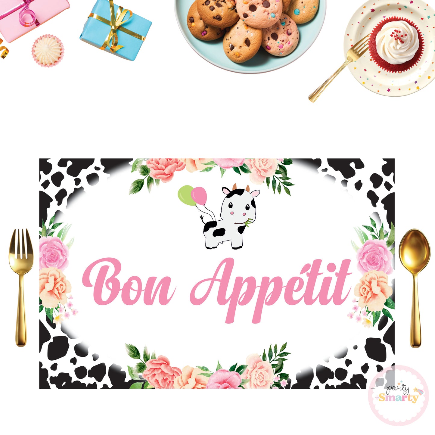 Moo Table Mats - Set of 6