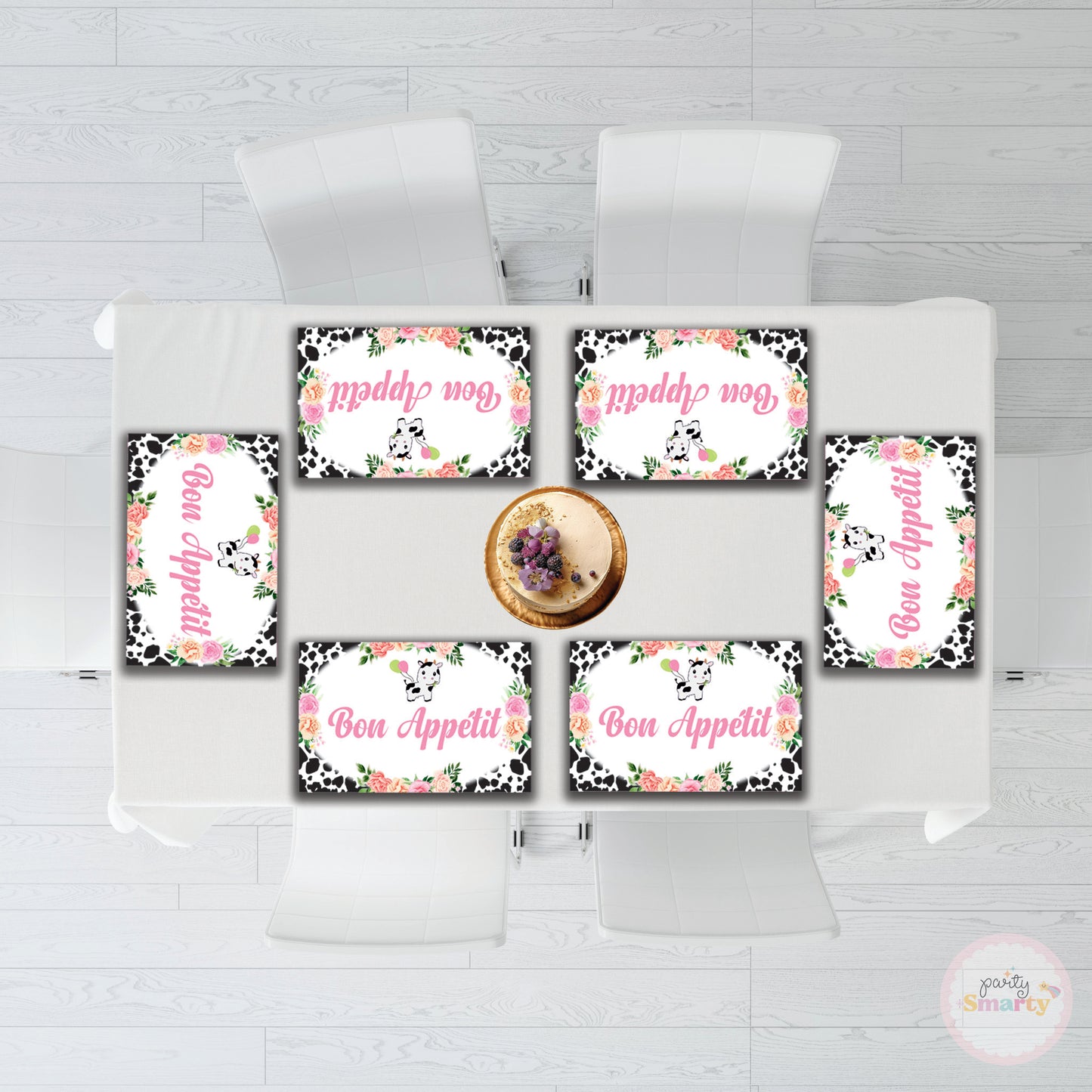 Moo Table Mats - Set of 6