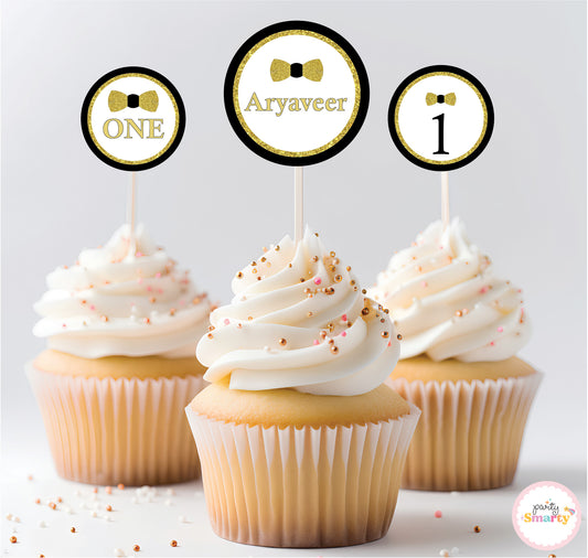 Mr. Onederful Cupcake Toppers (Set Of 12)