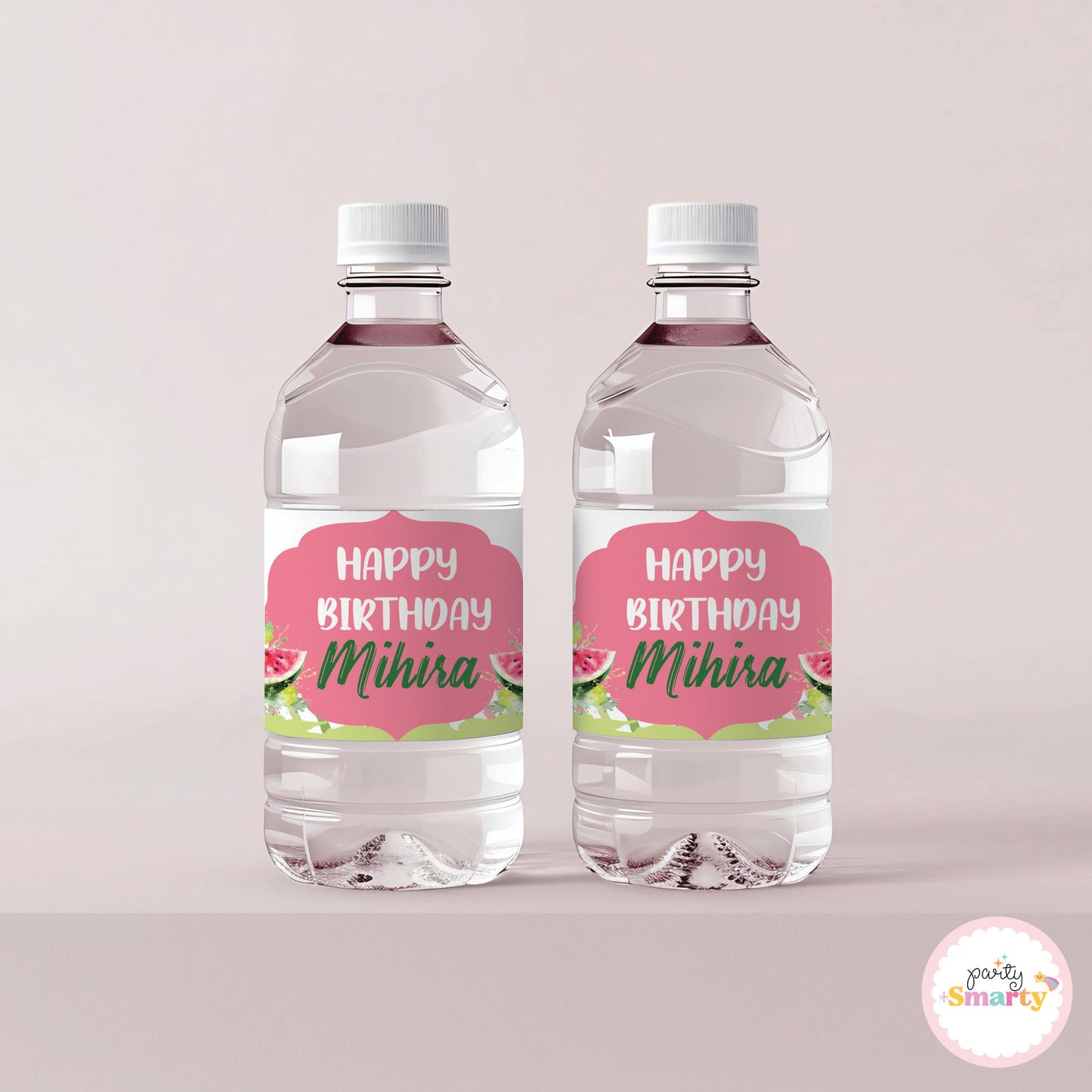 One in a melon Bottle Labels - Set of 10