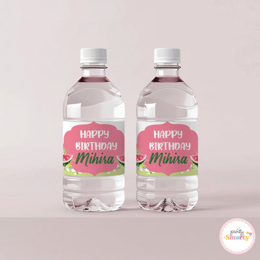 One in a melon Bottle Labels - Set of 10