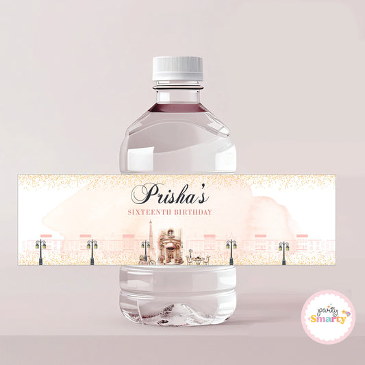 Paris Bottle Labels - Set of 10