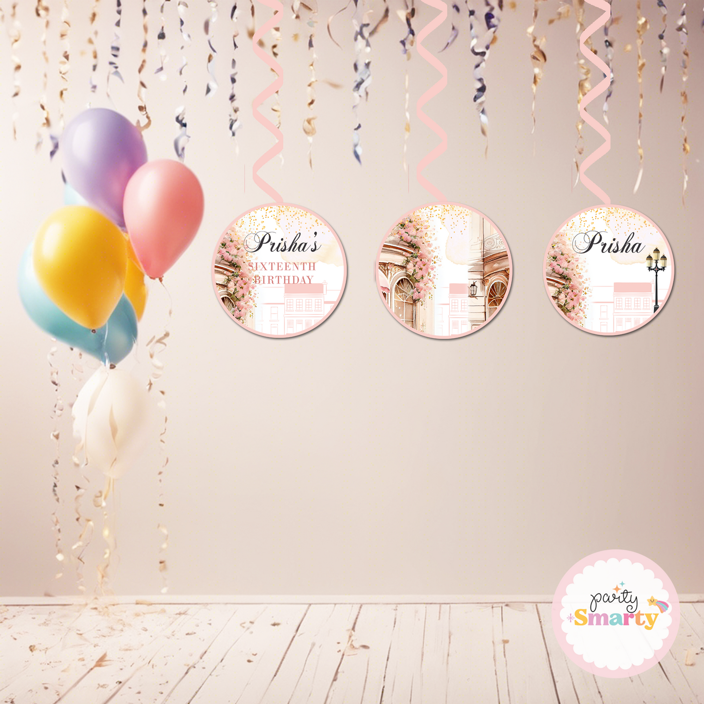 Paris Danglers - Set of 6