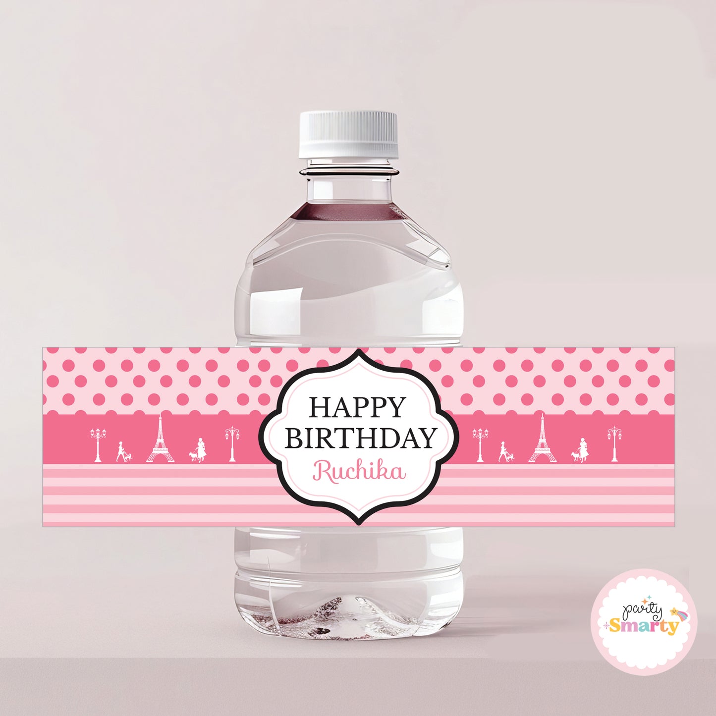 Paris Kiddie Bottle Labels - Set of 10