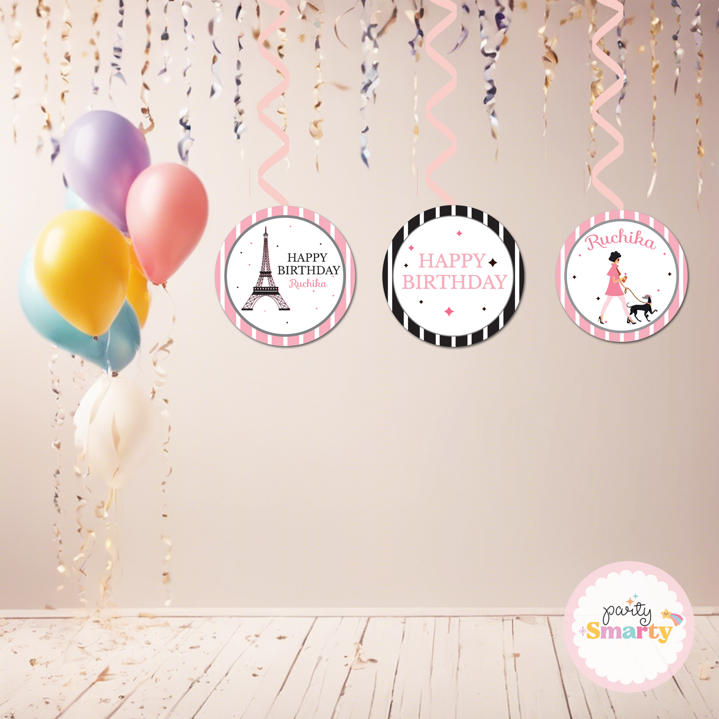 Paris Kiddie Danglers - Set of 6