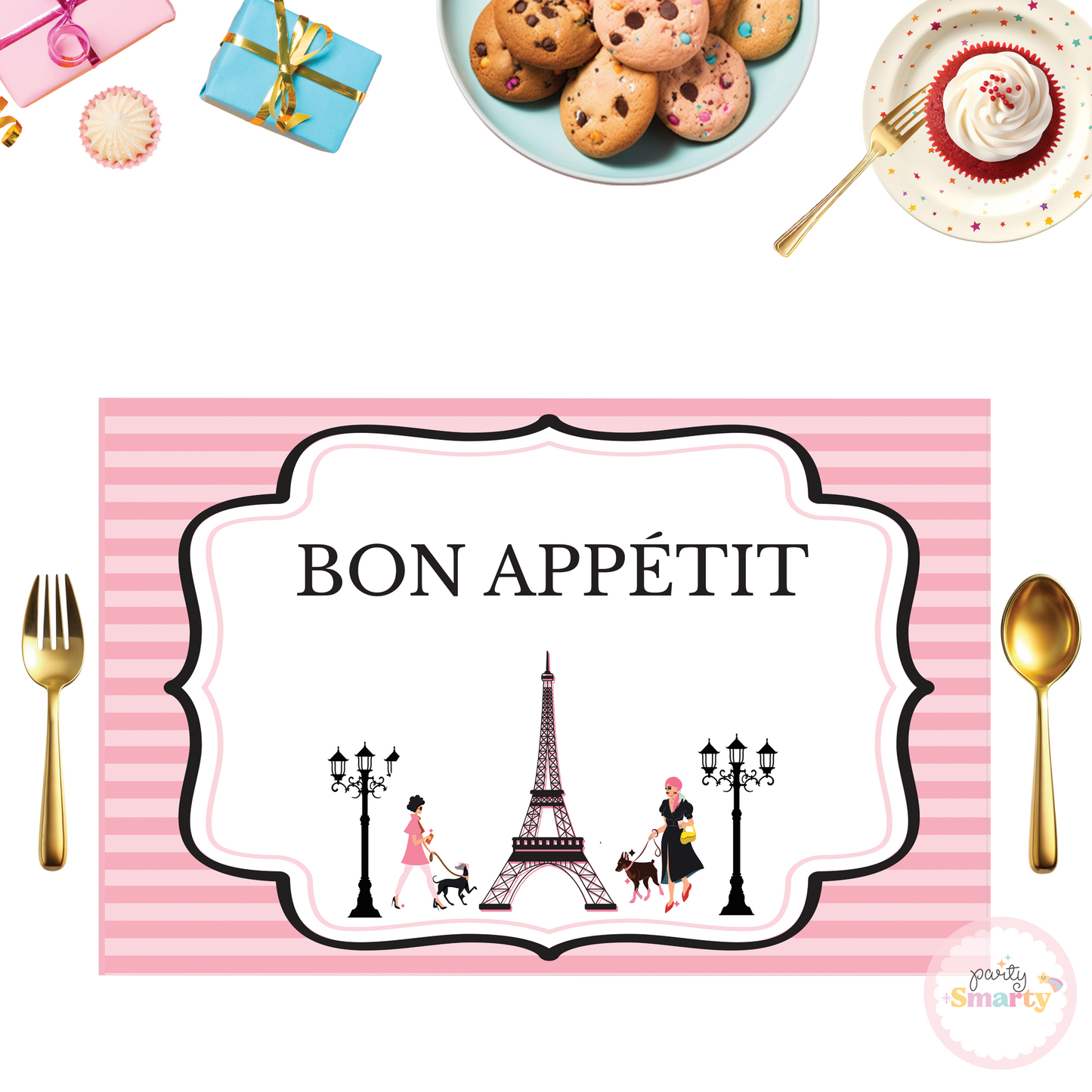 Paris Kiddie Table Mats - Set of 6