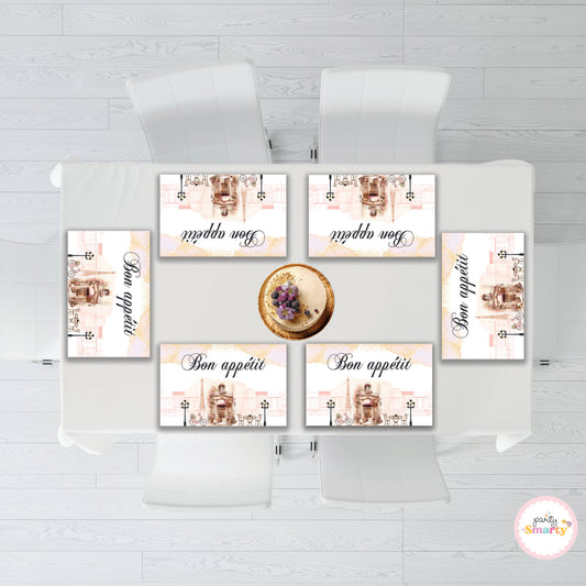 Paris Table Mats - Set of 6