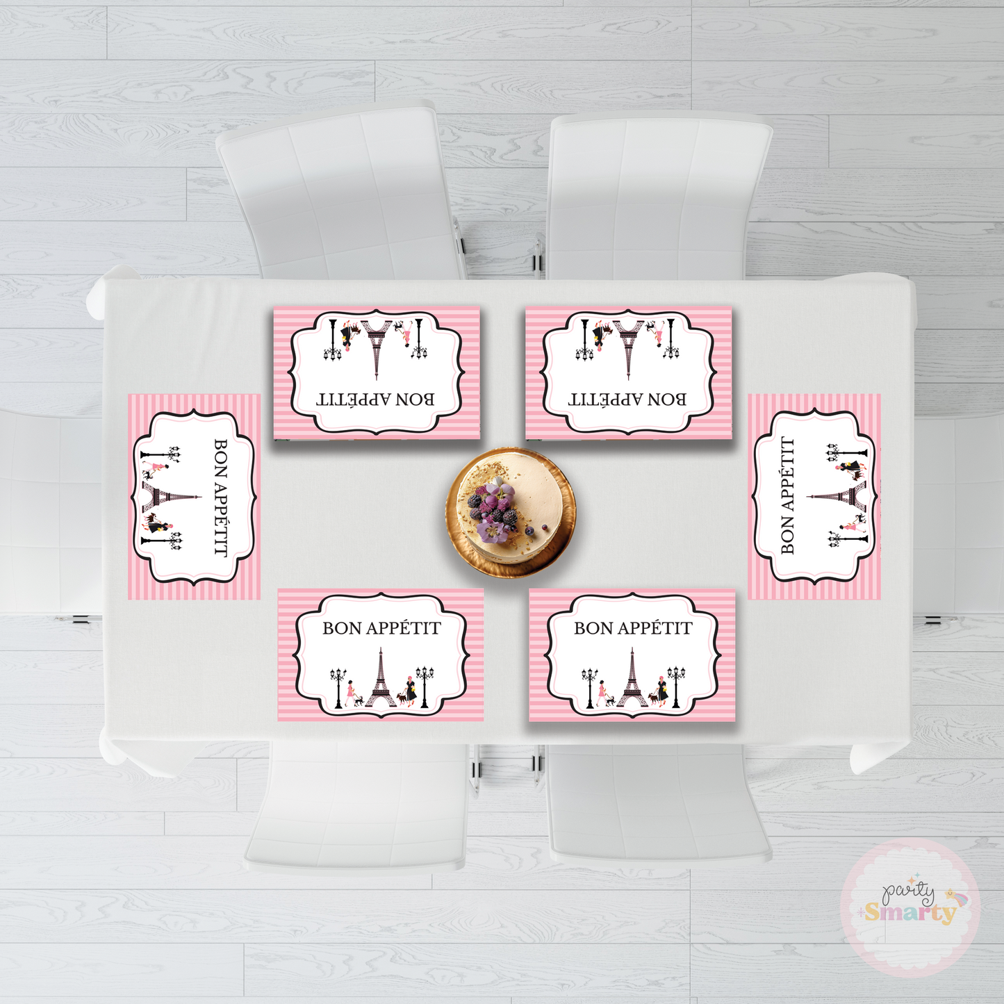 Paris Kiddie Table Mats - Set of 6