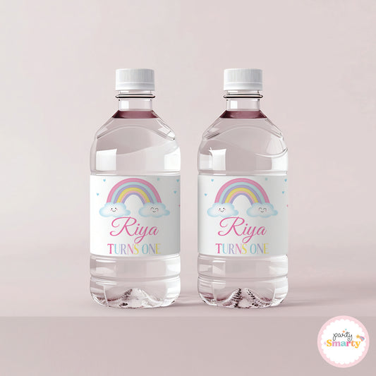 Pastel Rainbow Bottle Labels - Set of 10