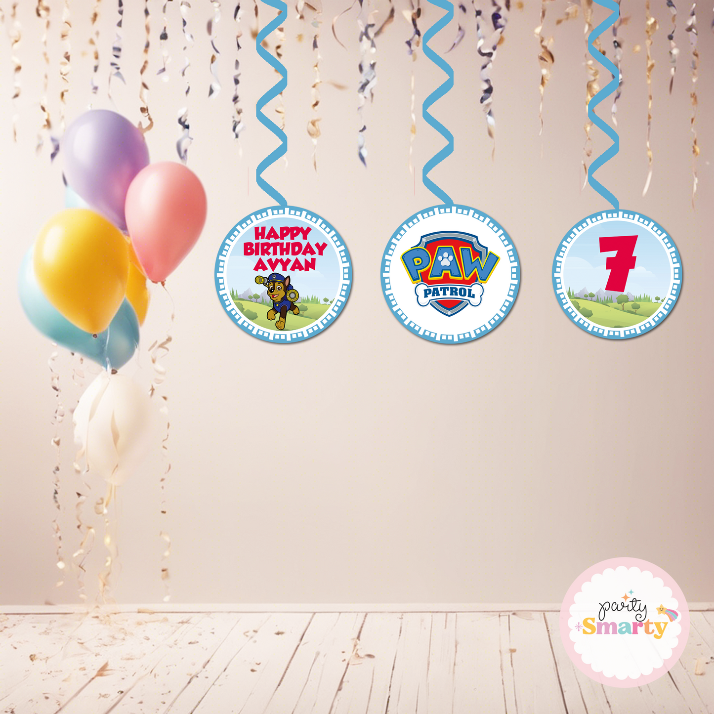 Paw Patrol Danglers - Set of 6