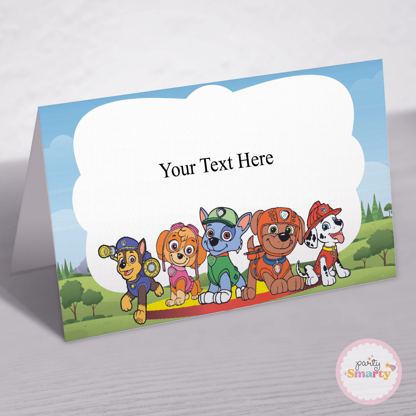 Paw Patrol Food Tags - Set of 12