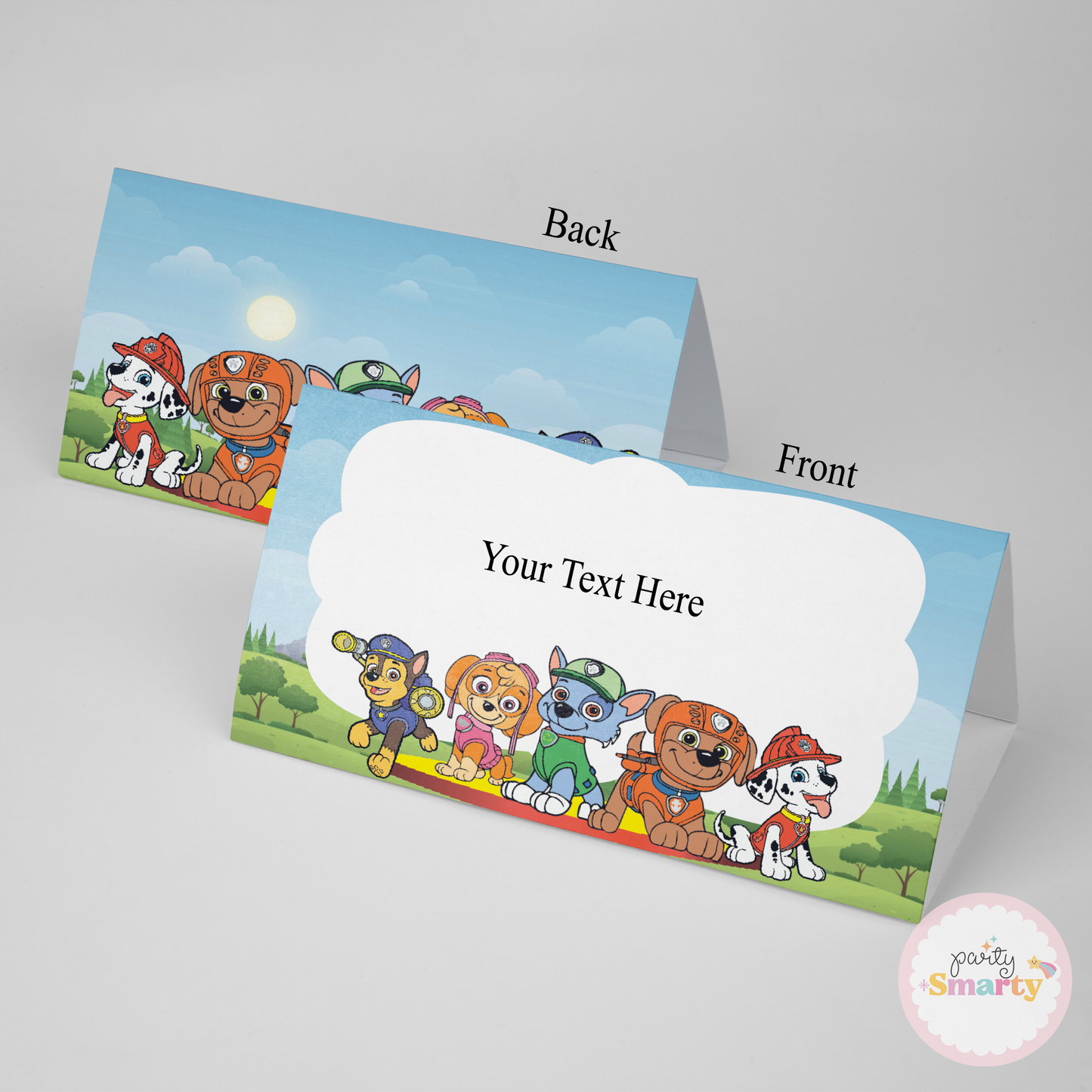 Paw Patrol Food Tags - Set of 12