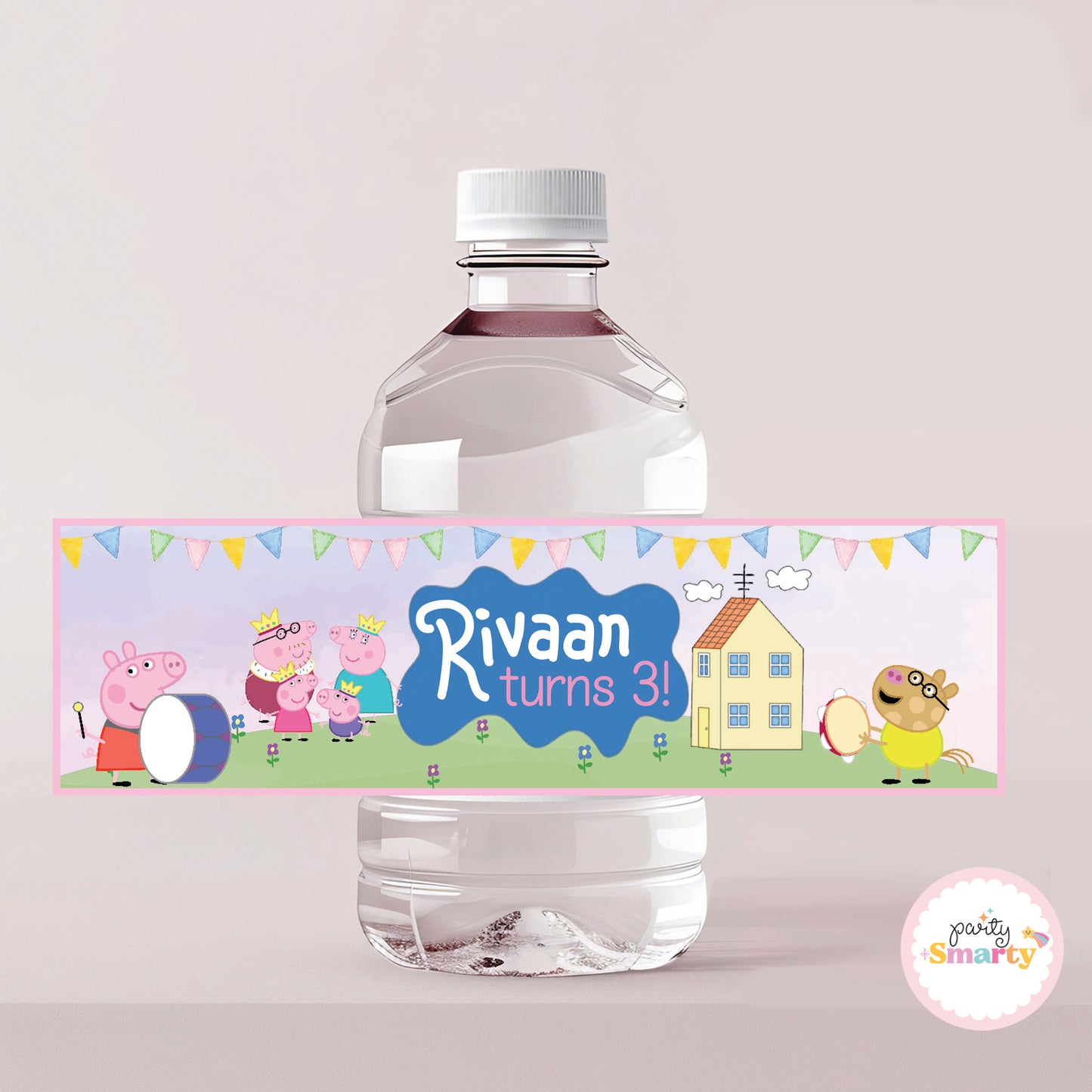 Peppa Pig Bottle Labels - Set of 10