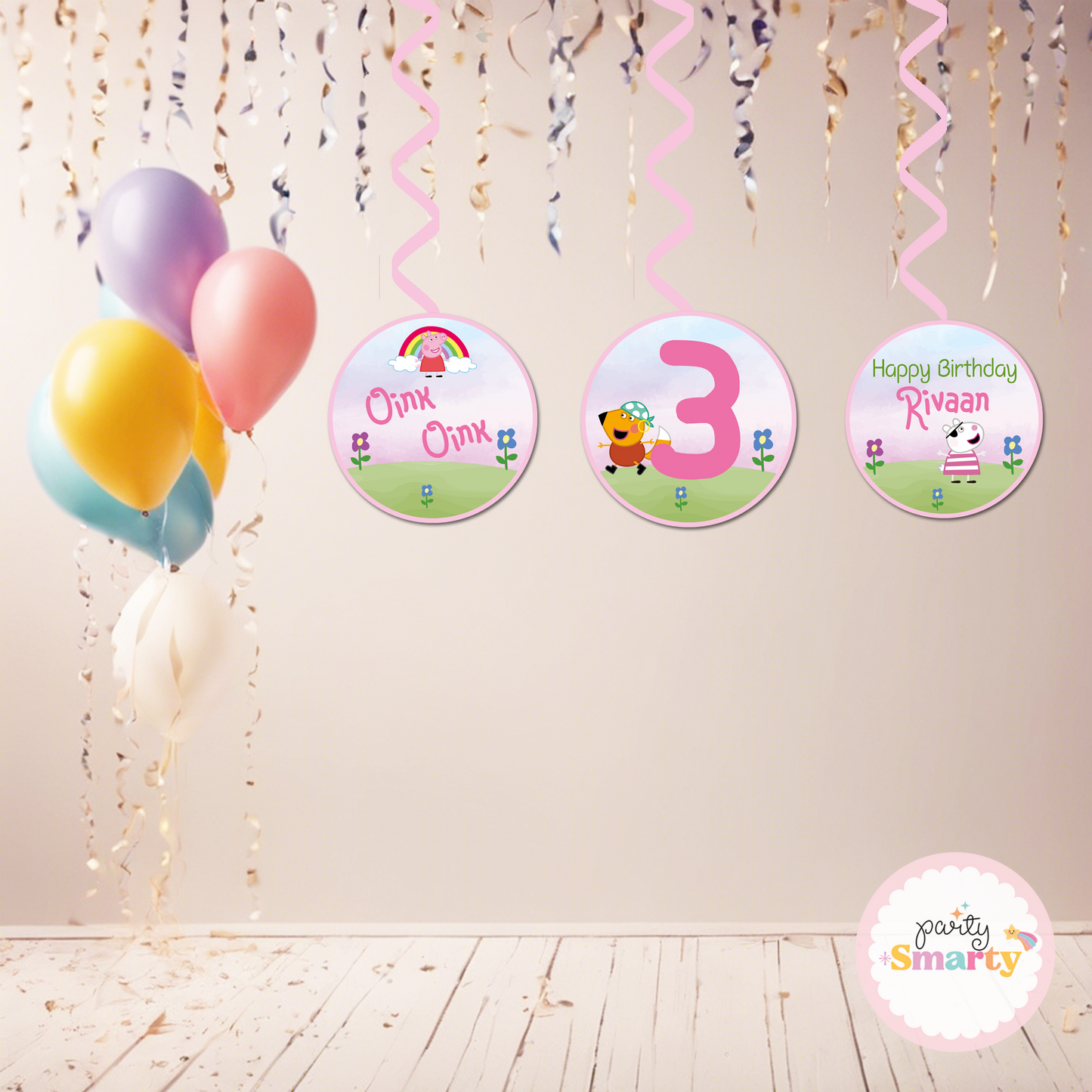 Peppa Pig Danglers - Set of 6