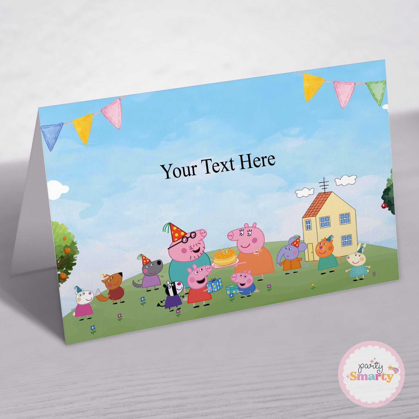 Peppa Pig Food Tags - Set of 12