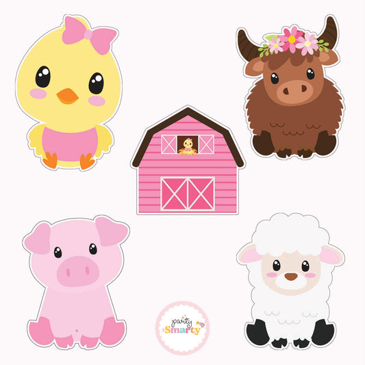 Barnyard Pink Cutouts