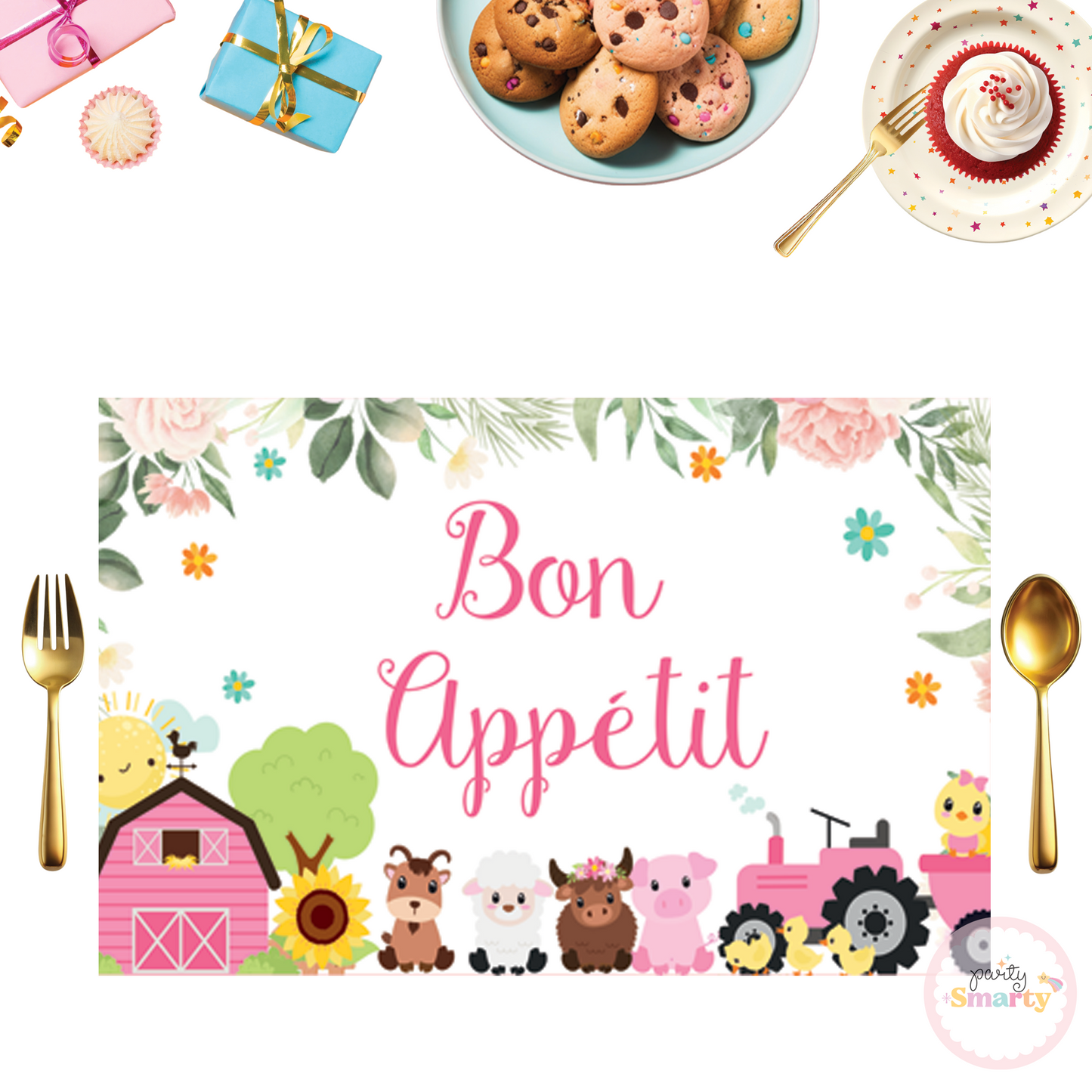Barnyard Pink Table Mats - Set of 6