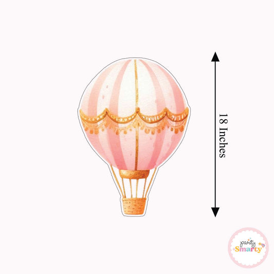 Hot Air Balloon Pink Cutouts