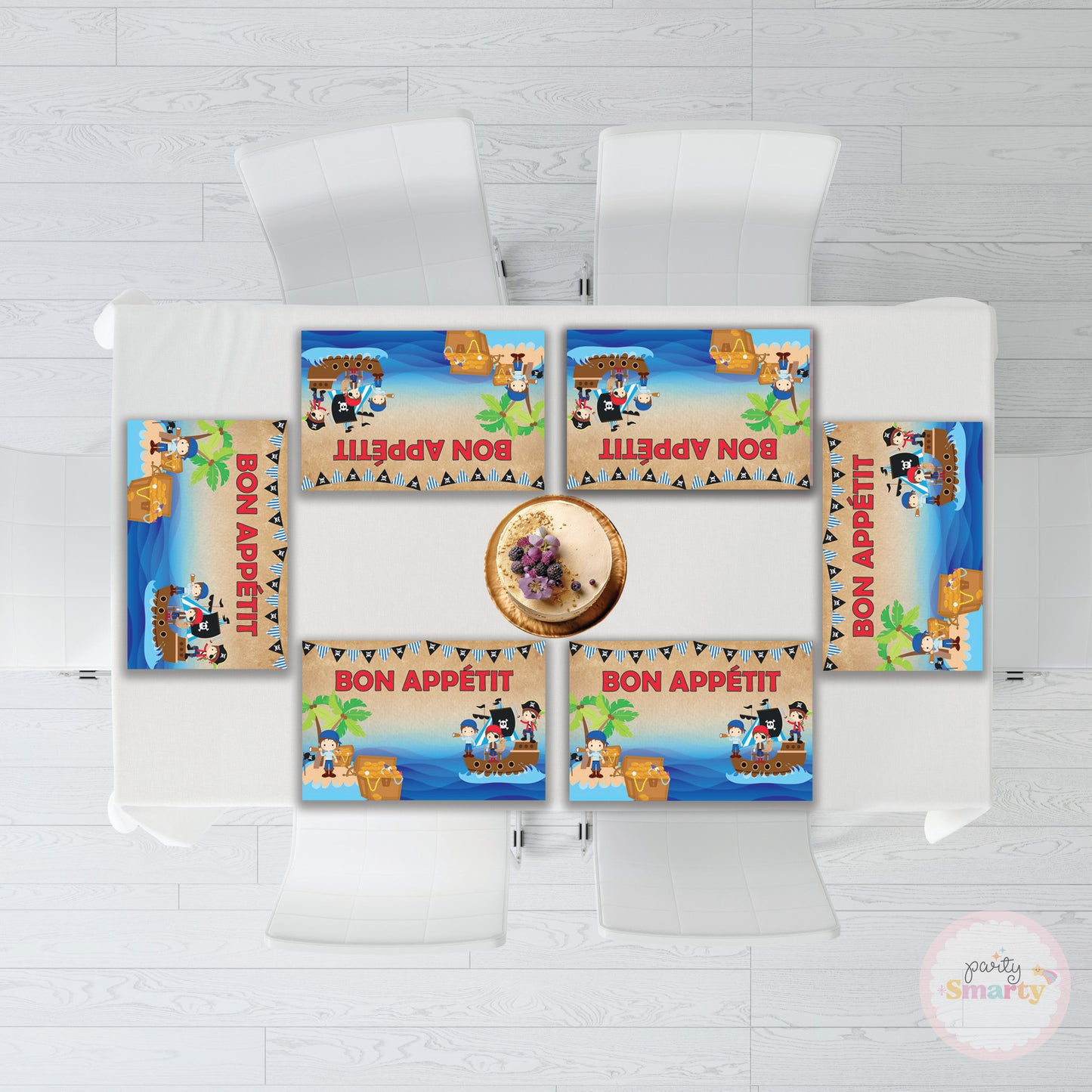 Pirate Boy Table Mats - Set of 6