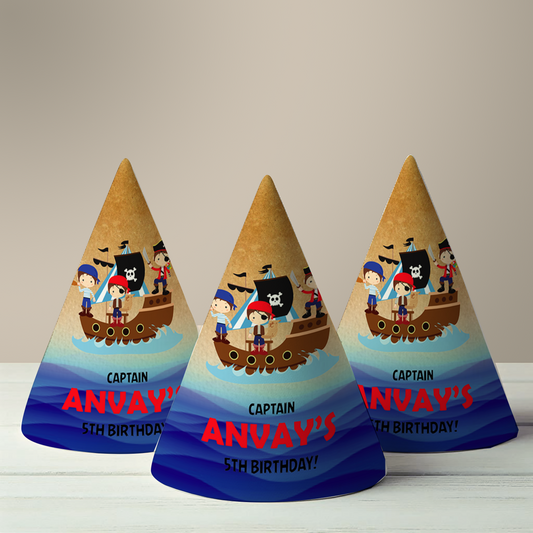 Pirate Boy Party Hat (Set of 10)