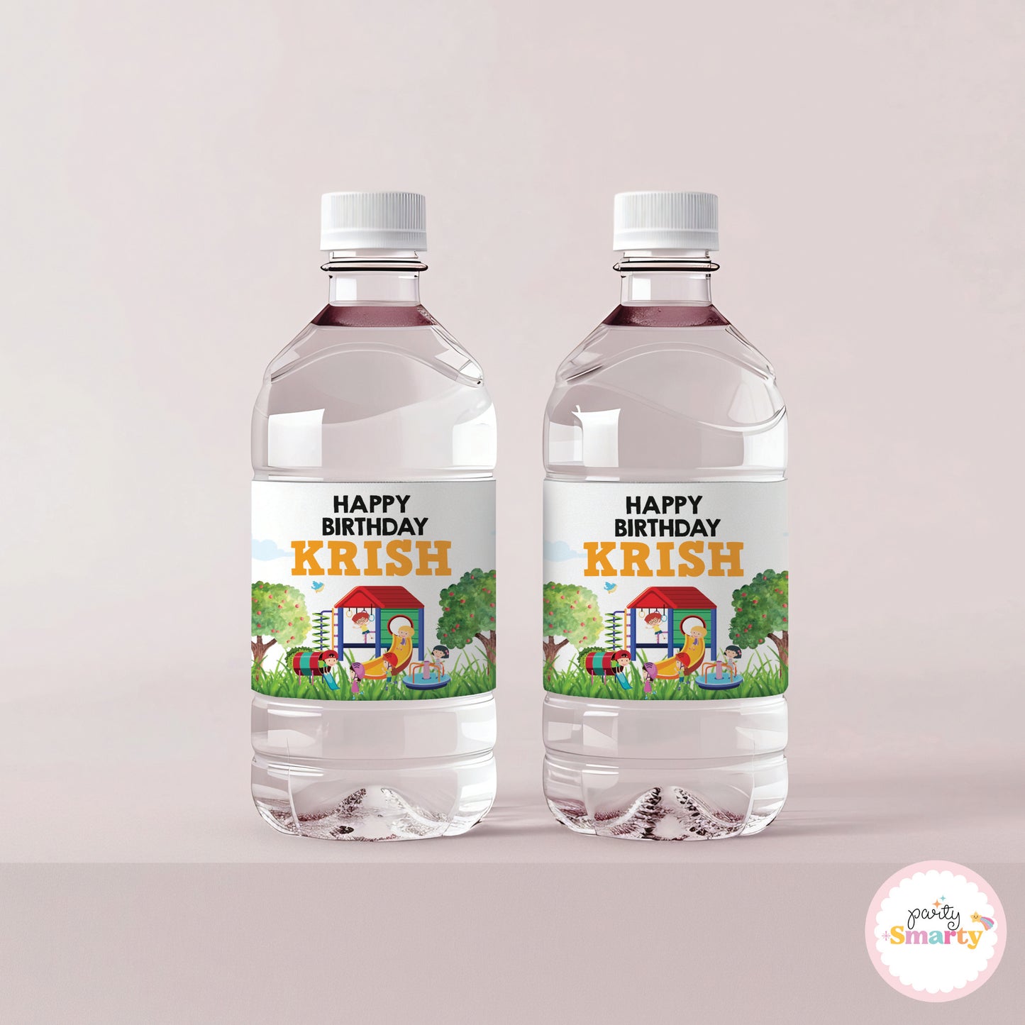 Playground Bottle Labels - Set of 10