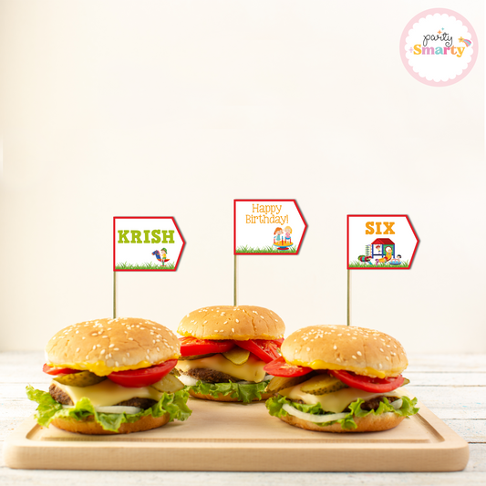 Playground Flag Picks - Set of 10