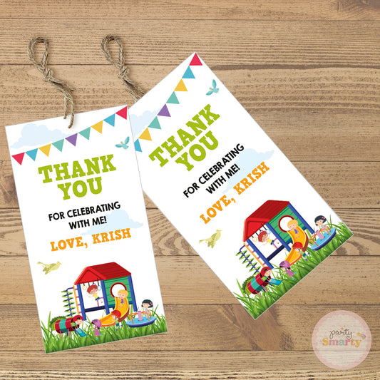 Playground Thank You Tags - Set of 22