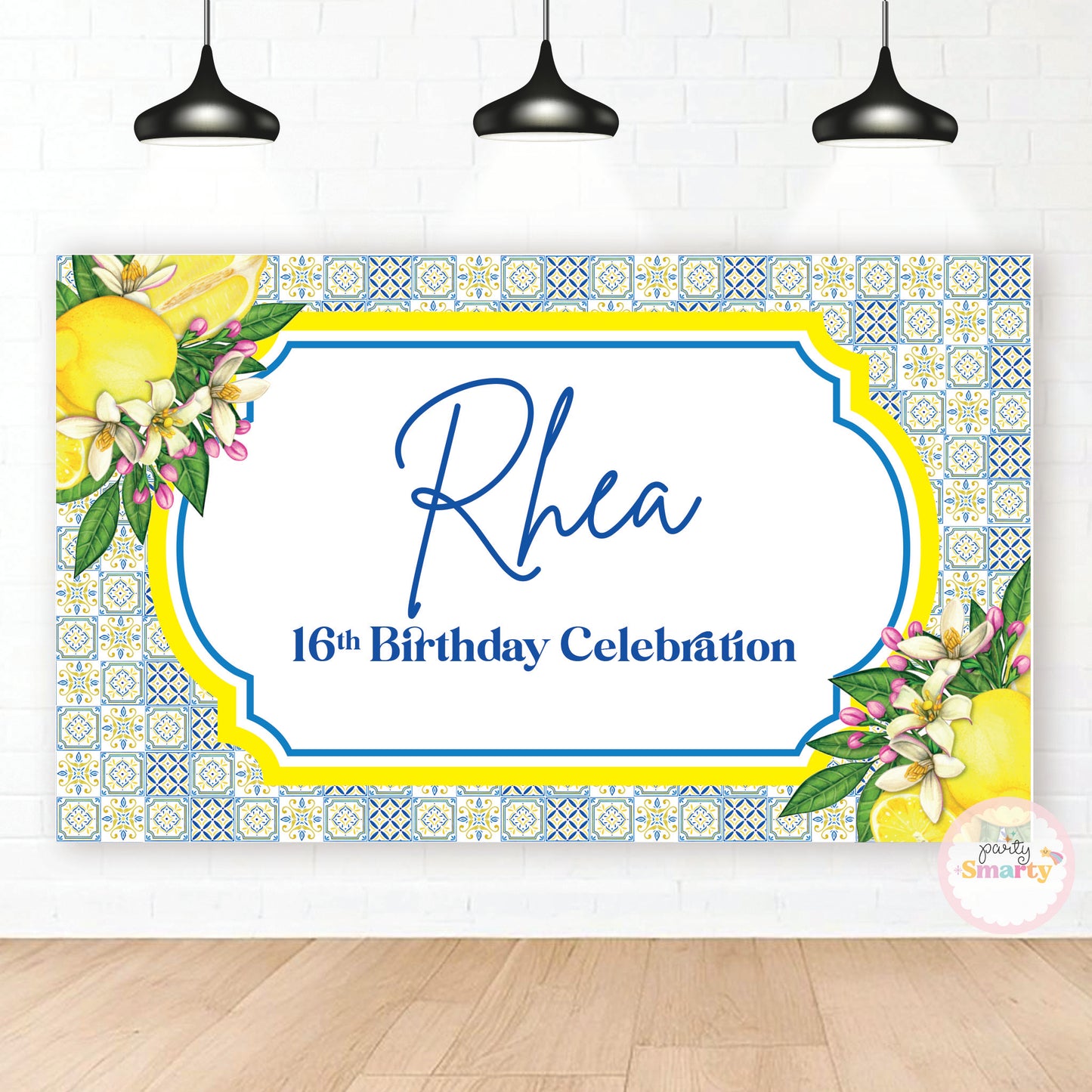 Positano Lemon Backdrop