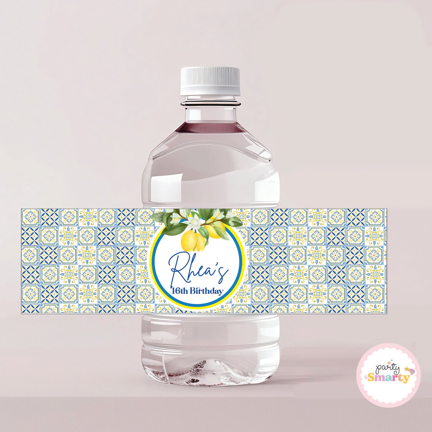 Positano Lemon Bottle Labels - Set of 10