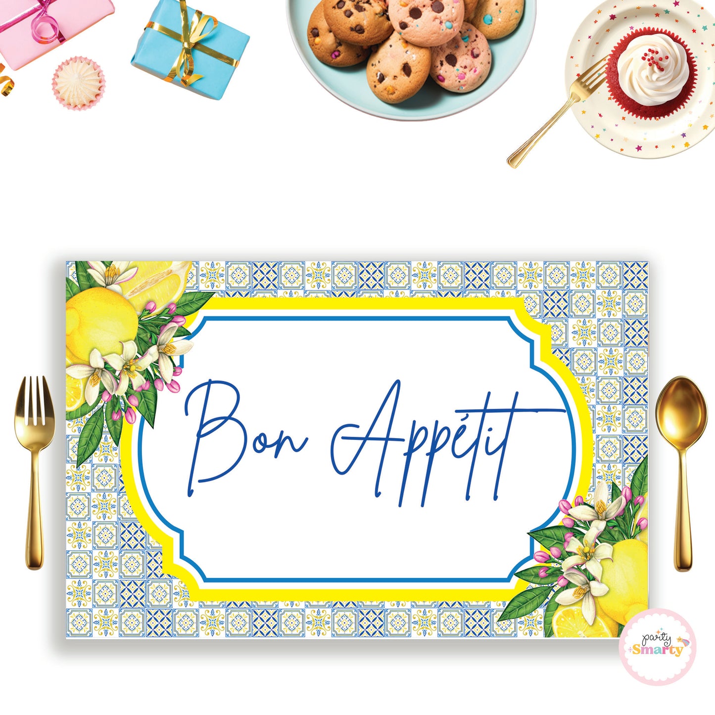 Positano Lemon Table Mats - Set of 6