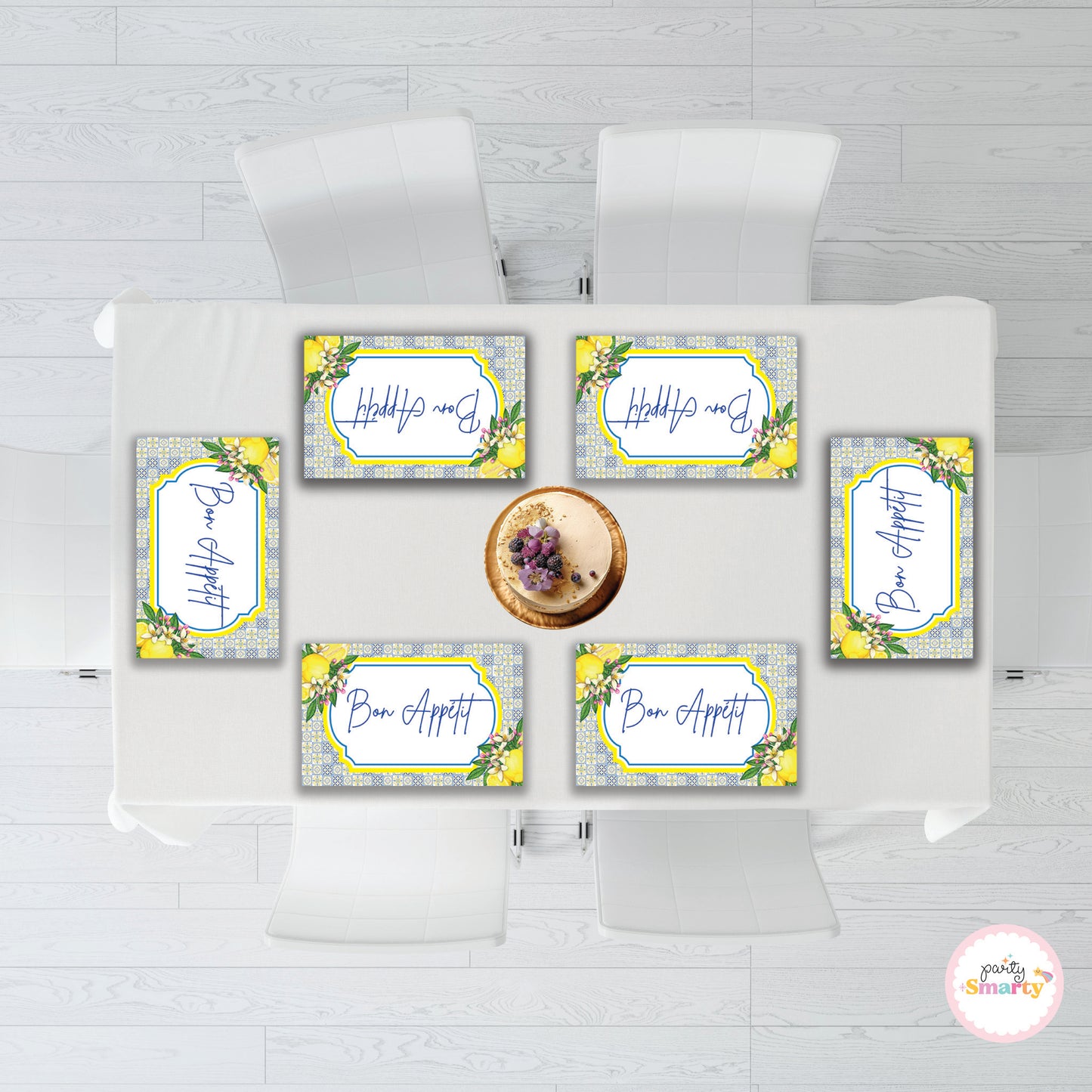 Positano Lemon Table Mats - Set of 6