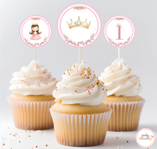 Princess Cupcake Toppers (Set Of 12)