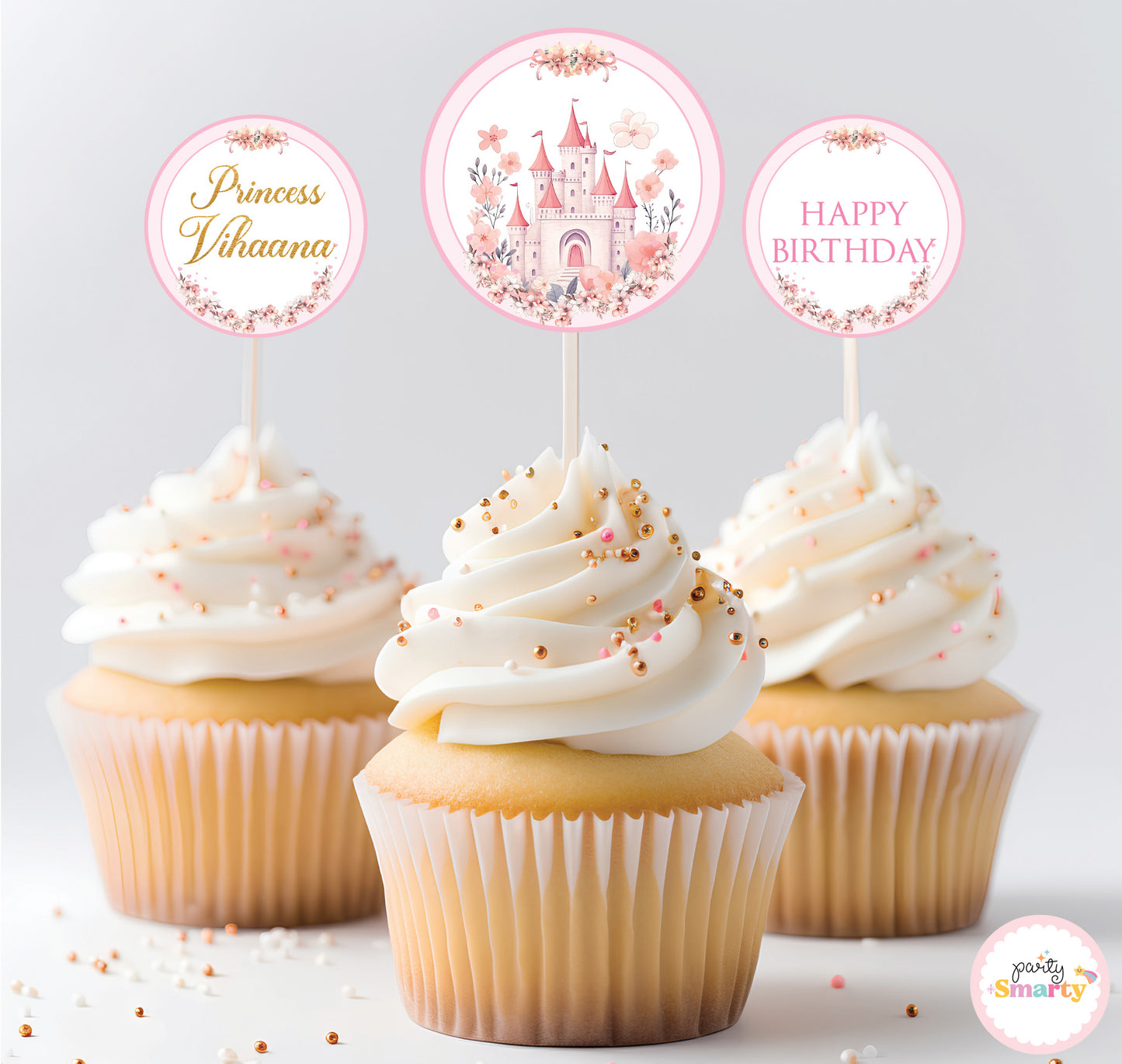 Princess Cupcake Toppers (Set Of 12)