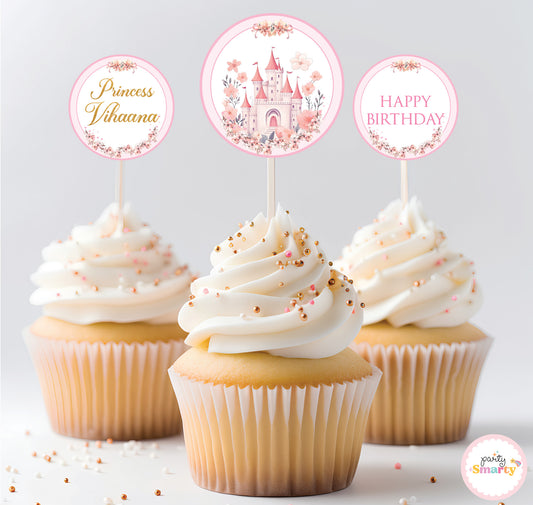 Princess Cupcake Toppers (Set Of 12)
